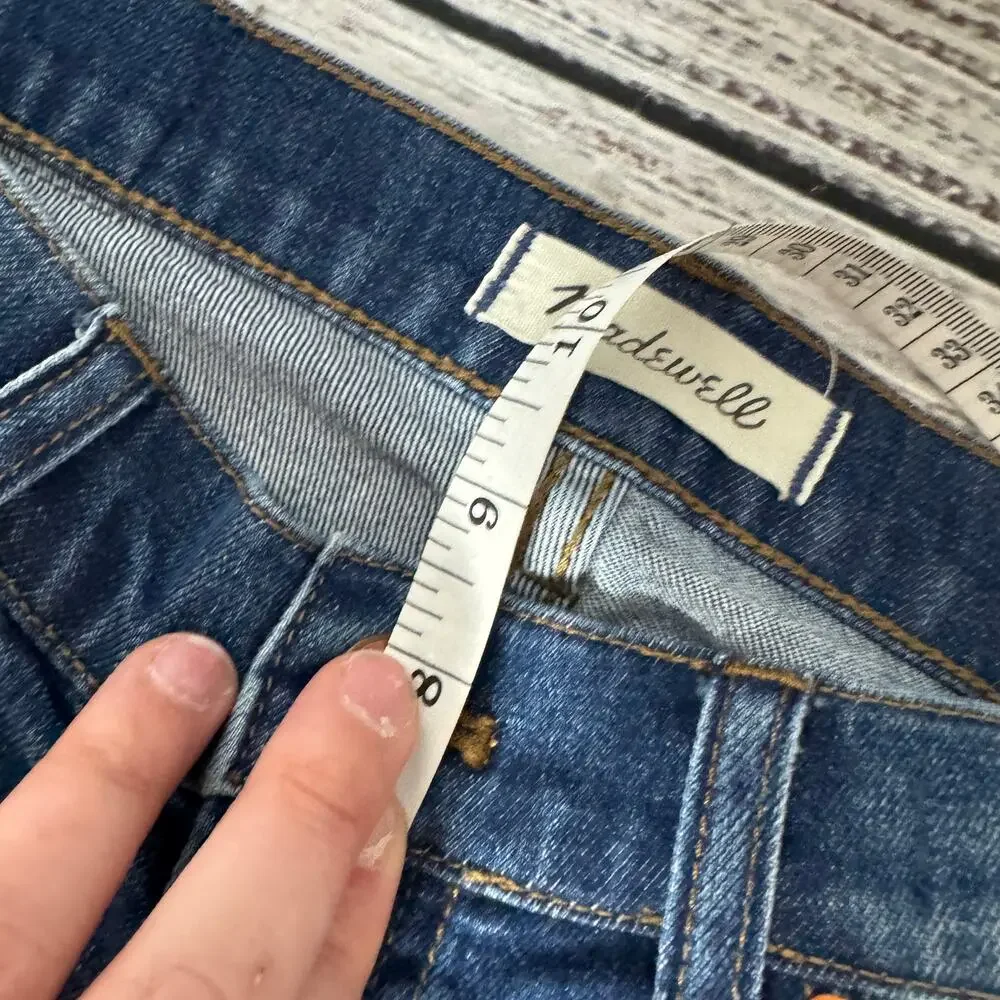 Madewell The Slim Boyjean in Talford Wash Distressed 26 - Picture 7 of 8
